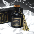 Difusor de palheta aroma de garrafa de perfume de vidro